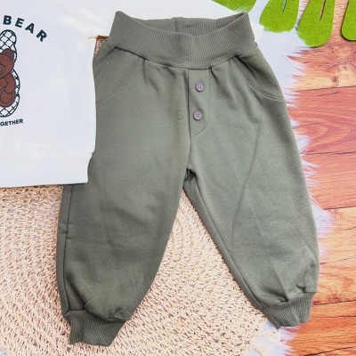 Conj. Casaco Friend Bear e Calça de Moletom - Off White e Verde